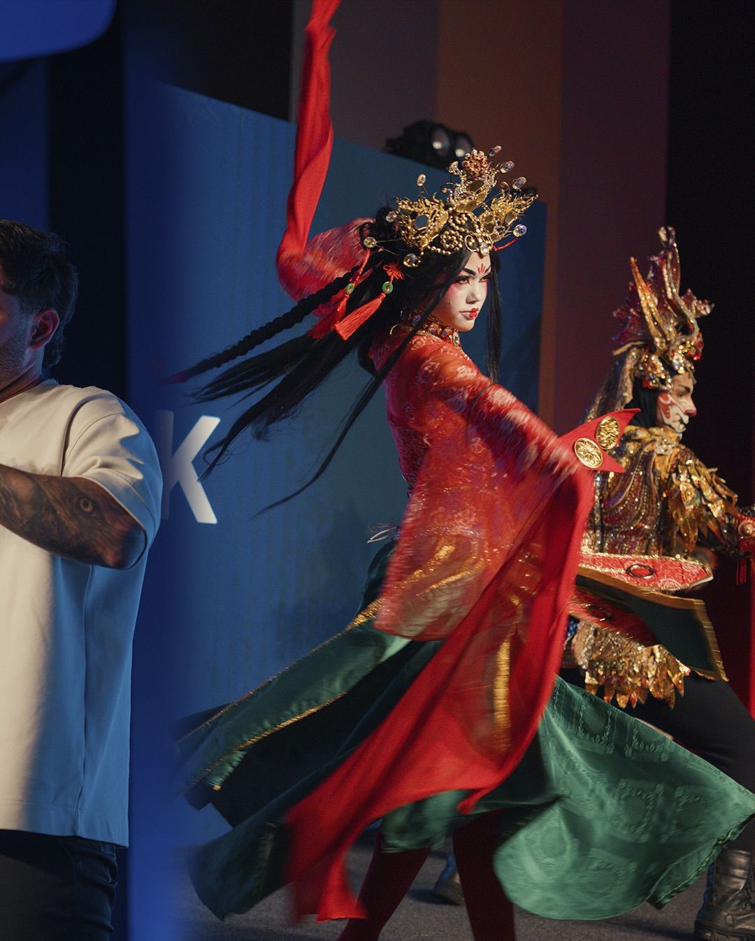 Performance cultural chinesa no China Link Na Estrada