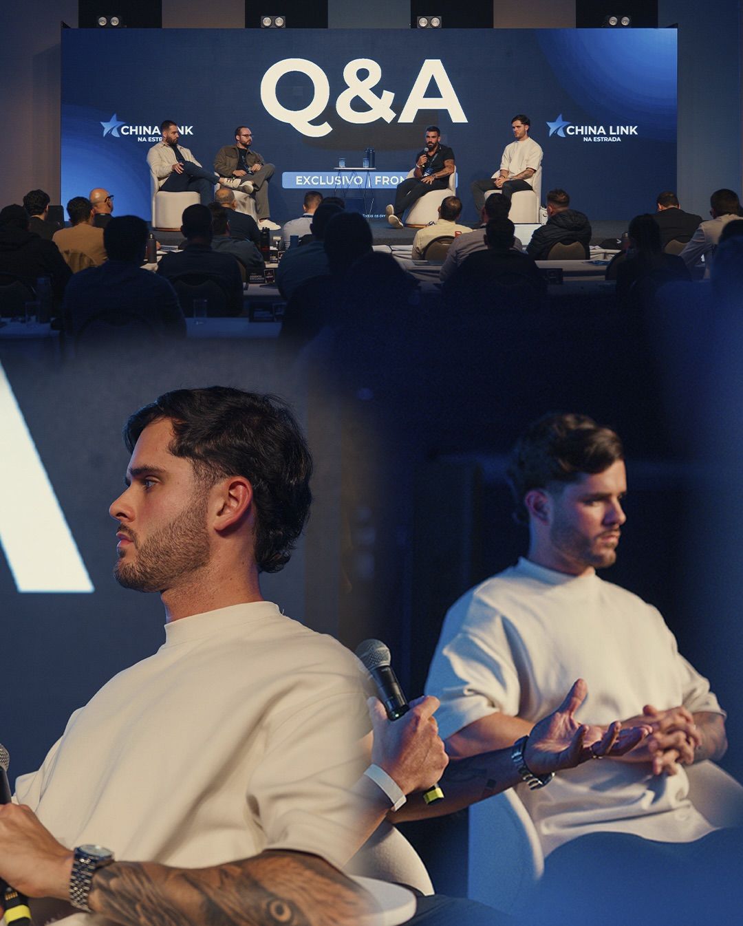 Thomas Macedo em painel de perguntas e respostas