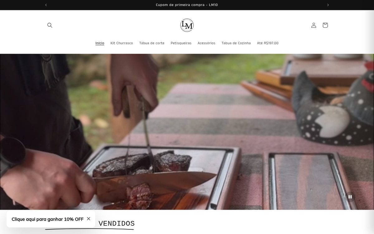 Site da LM Woodwork no ar