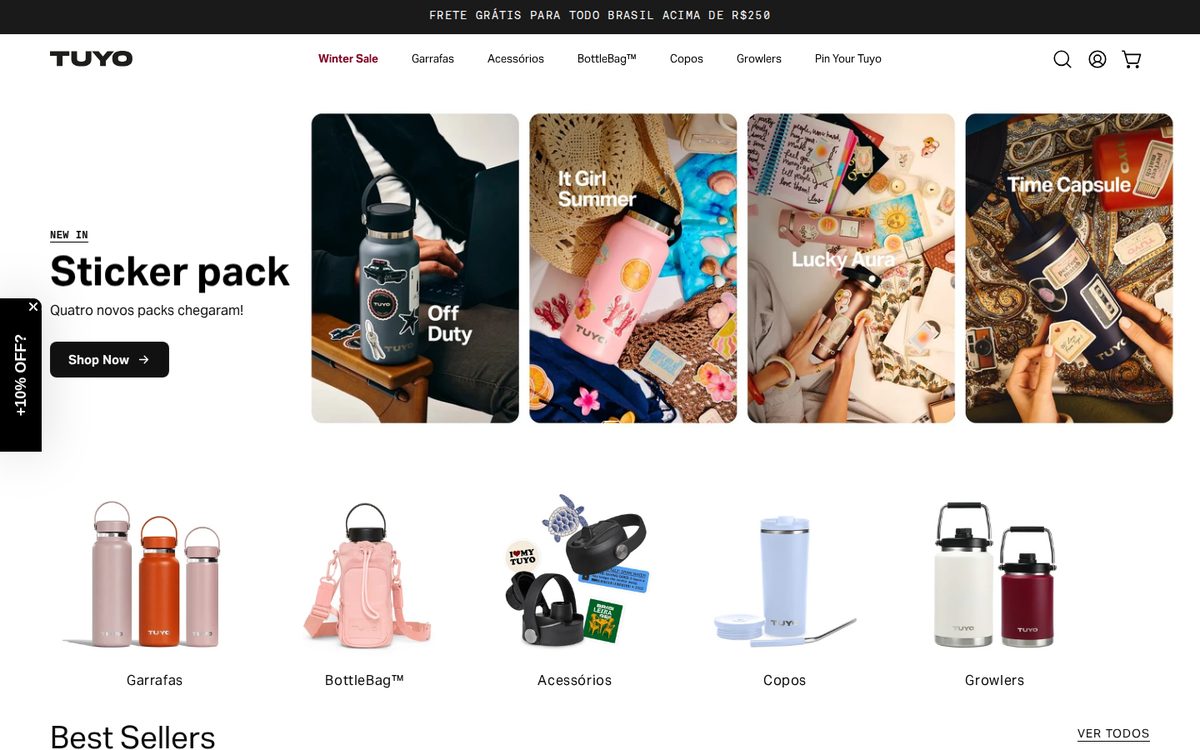 Site da Tuyo no ar